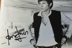 Star Wars Giveaway! Star Wars BB-8 and Photograph Signed by Harrison Ford