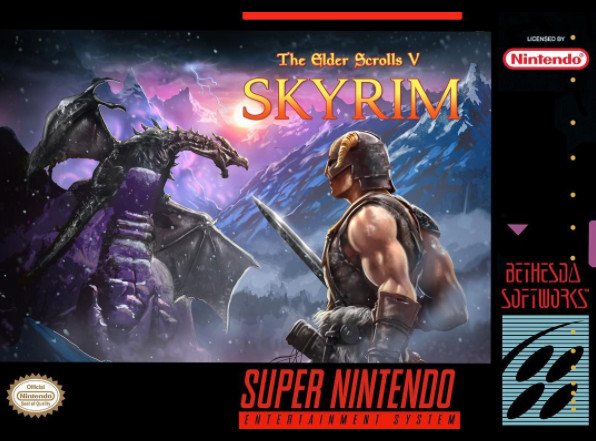 Bethesda-SNES-Nintendo-Skyrim