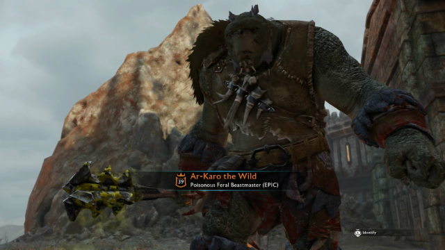 Shadow of War Epic Orc