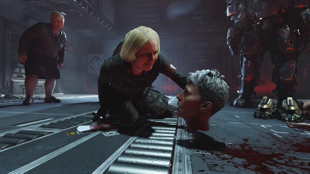 Wolfenstein 2 Engel Holding Severed Head