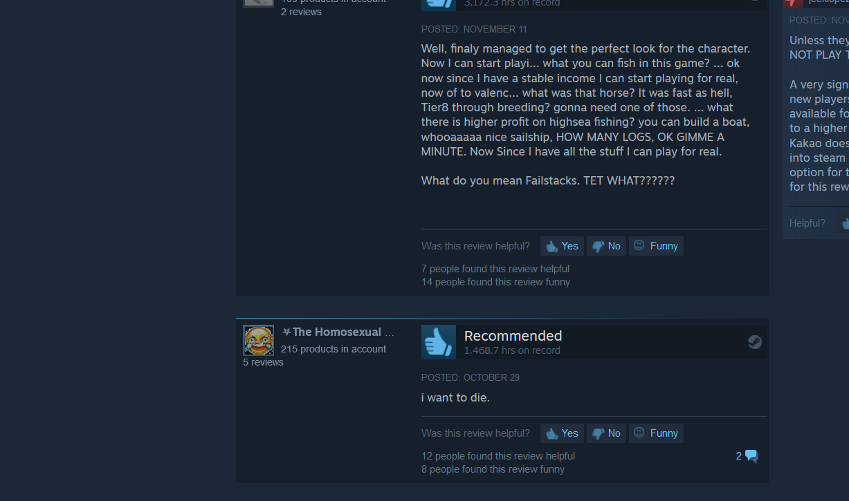 Steam Reviews