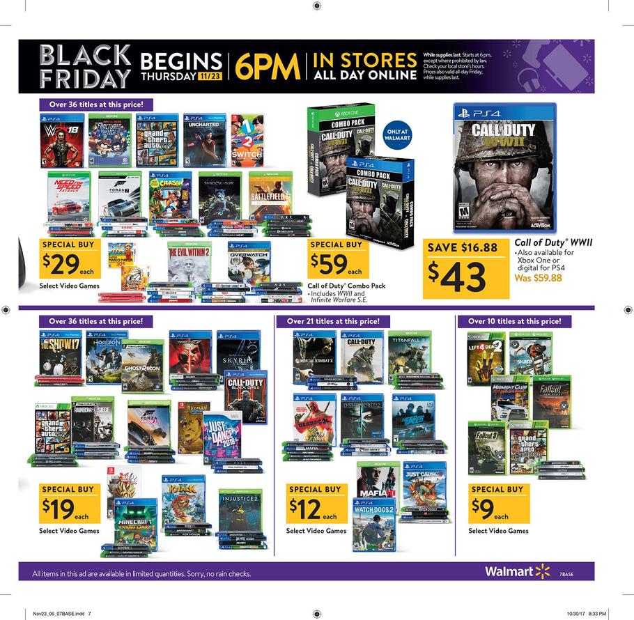 Walmart Black Friday 2017 Ad