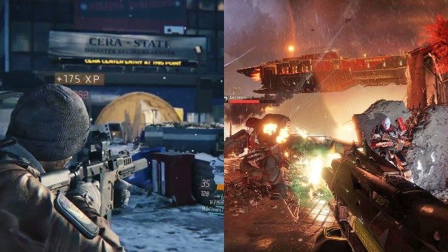 Destiny 2 vs The Division Gameplay