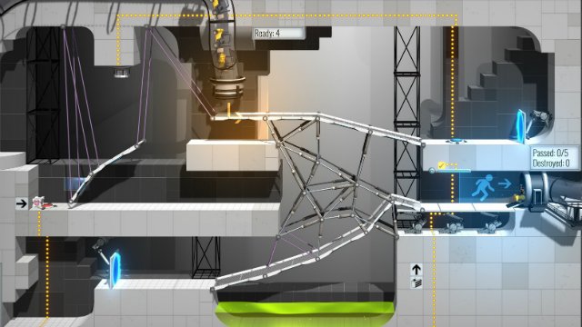 bridge constructor portal puzzle