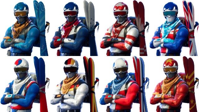 Fortnite New Arctic Ace Skins