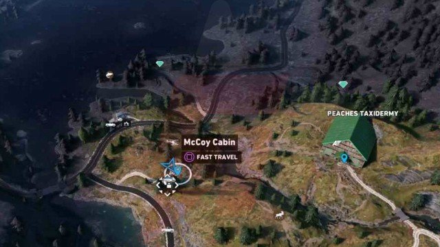 Far Cry 5 McCoy Cabin Lighter Location