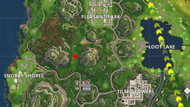 Fortnite Snobby Shores Treasure Map