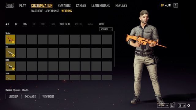 PUBG Anniversary Weapon Skin