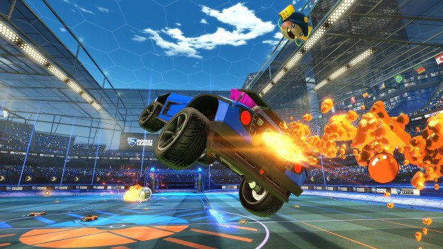 rocket league cross platform party