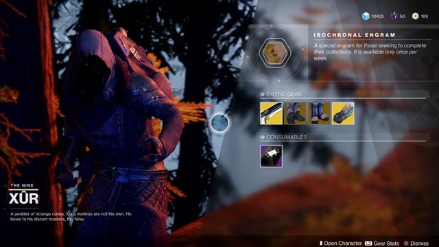 destiny 2 xur time