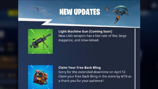 Fortnite Light Machine Gun