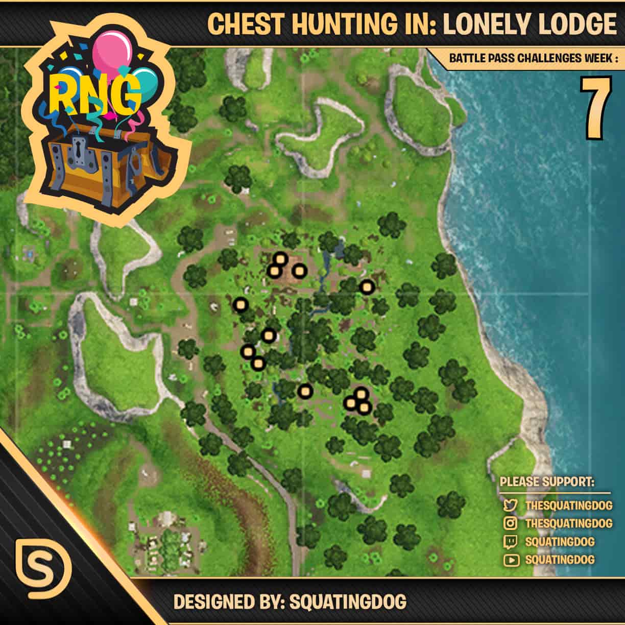 Fortnite Lonely Lodge Chests