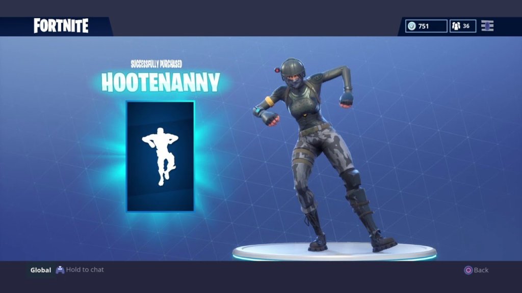 Hootenanny Fortnite Emote