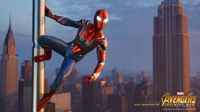 Spider-Man PS4 Iron Spider Suit Avengers Infinity War