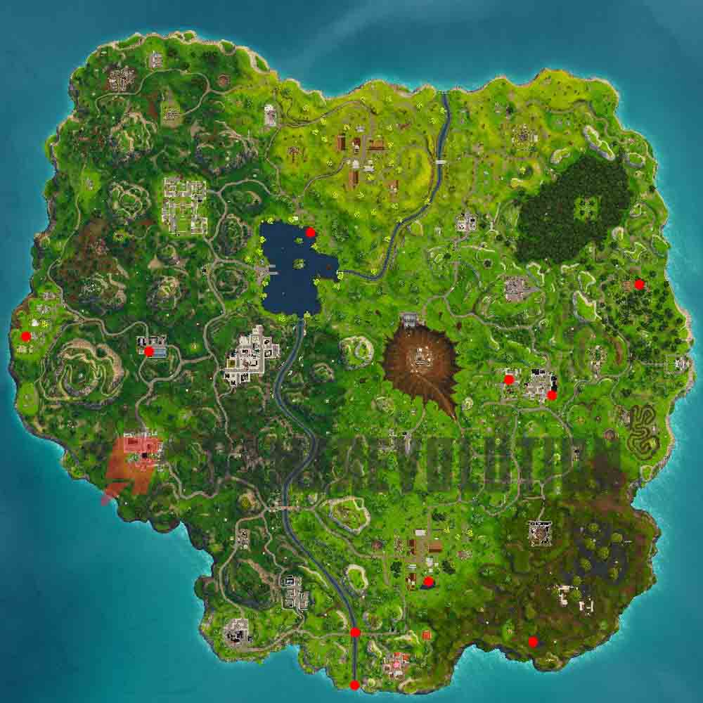 Fortnite Duck Locations