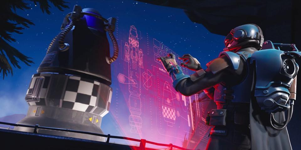 Fortnite Rocket Countdown TV