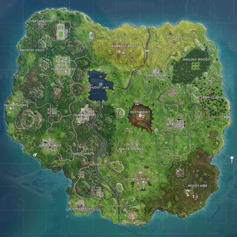 Old Fortnite Map