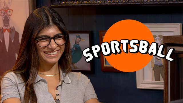 mia khalifa co hosting sportsball tyler coe