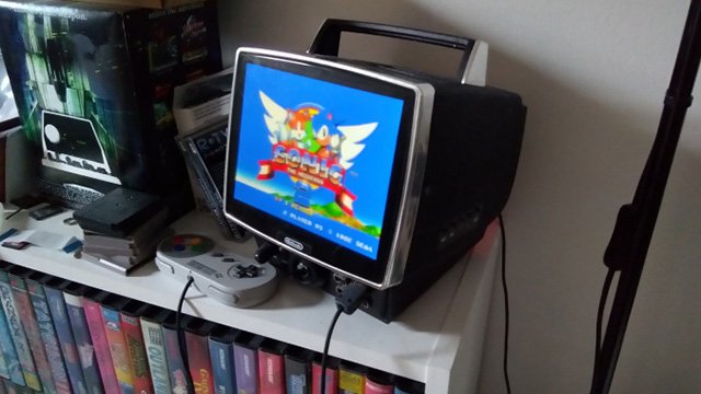 Portable CRT even plays Sonic thanks to its SNES Classic