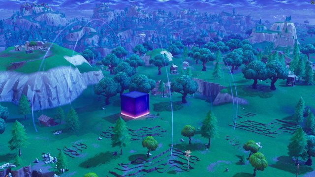 Fortnite Cube in Fatal Fields