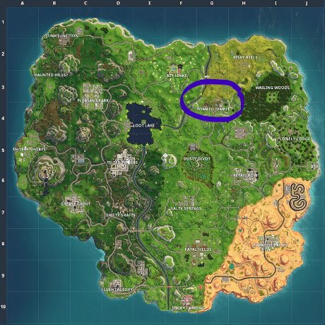 Fortnite Tomato Temple in Fortnite 5.30 Map