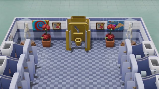 Two Point Hospital Golden Toilet