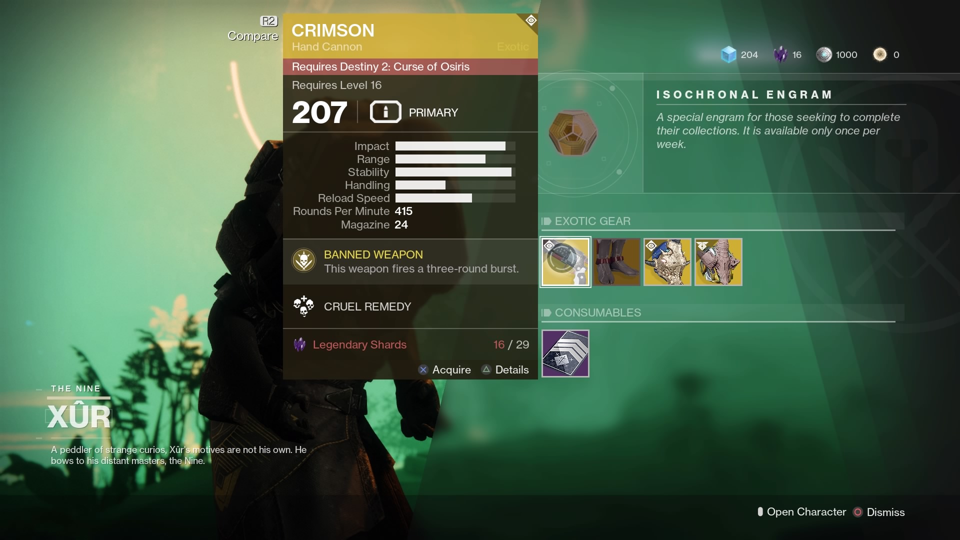 Destiny 2 inventory