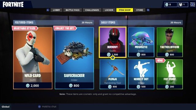 Fortnite Daily Items