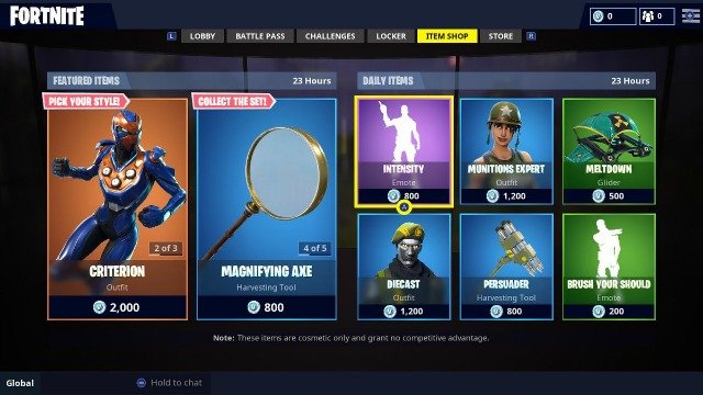 Fortnite Item Shop