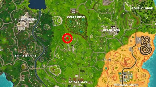 Fortnite Shifty Shafts Treasure Map