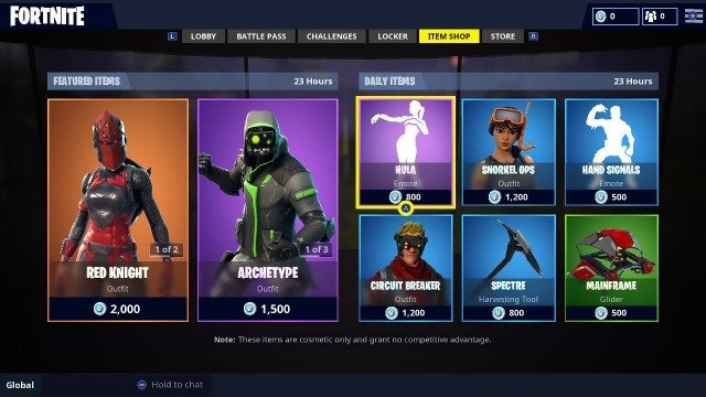 Fortnite Item Shop