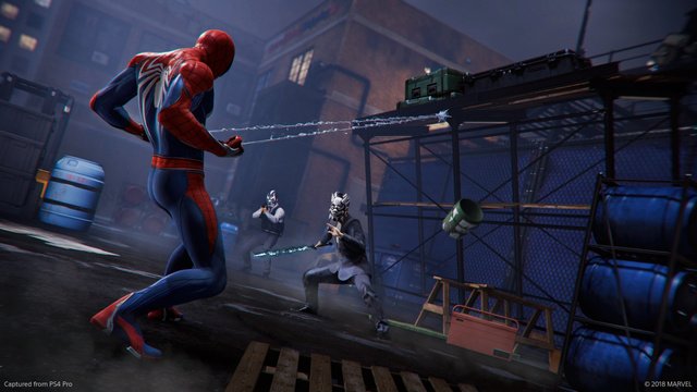 spider-man ps4 combat