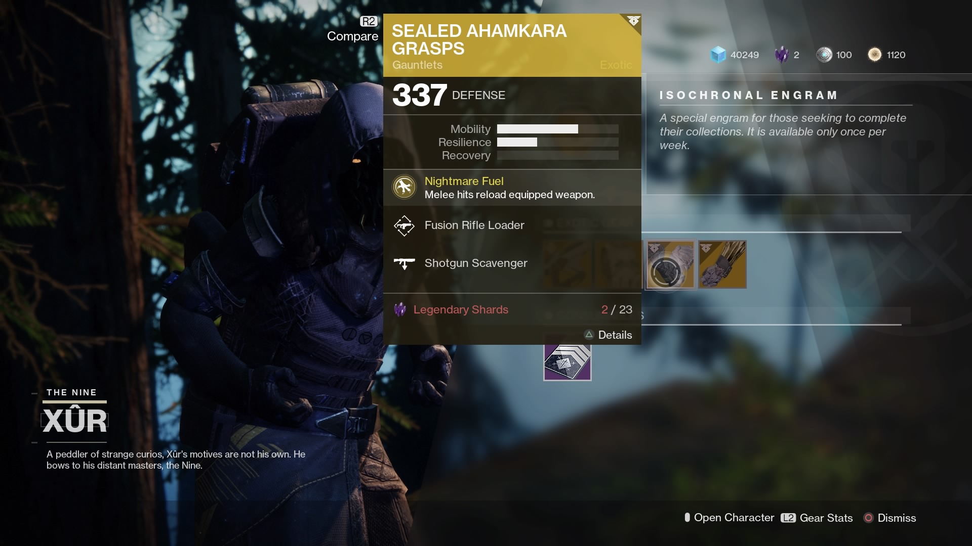 Xur today