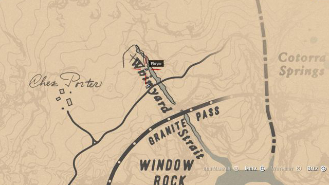 Red Dead Redemption 2 Rock Carvings - Location 4