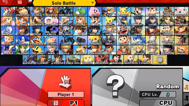 Super Smash Bros Ultimate characters screen., December 2018 Games