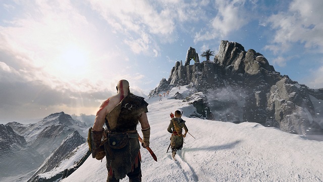 God of War screen, Sony provided.