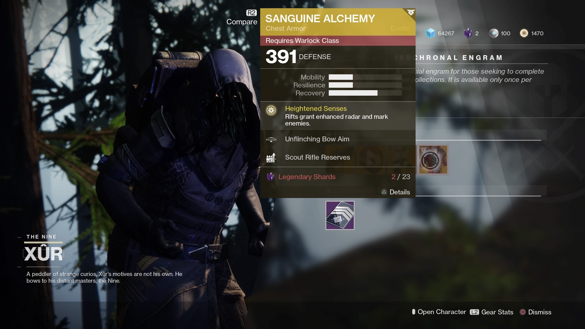 Destiny 2 Xur inventory