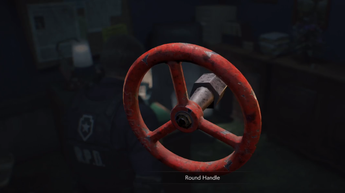 Resident Evil 2 remake valve handle