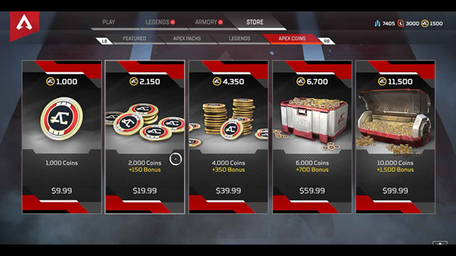 Apex Legends Microtransactions