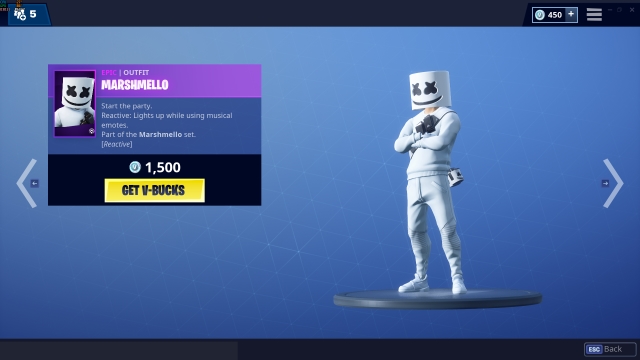 Fortnite Marshmello Set