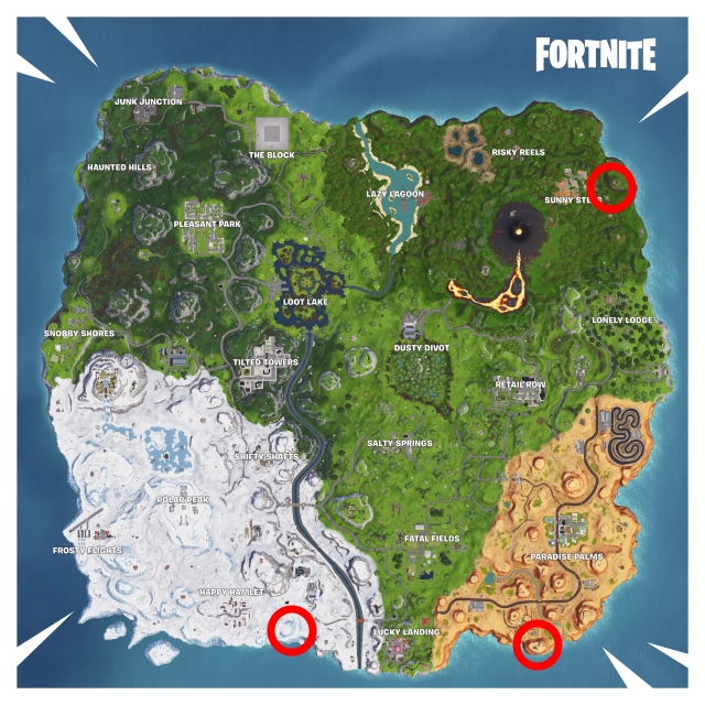 Fortnite Season 8 Week 1 Challenges Cheat Sheet