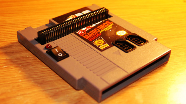 Nintendo entertainment system built inside NES cartridge