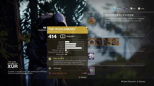 xur today