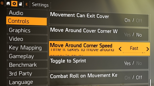 The Division 2 Cover Movement Speed Increase