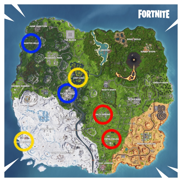 Fortnite Season 8 Week 3 Challenges Cheat Sheet