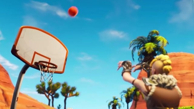 Fortnite x NBA event