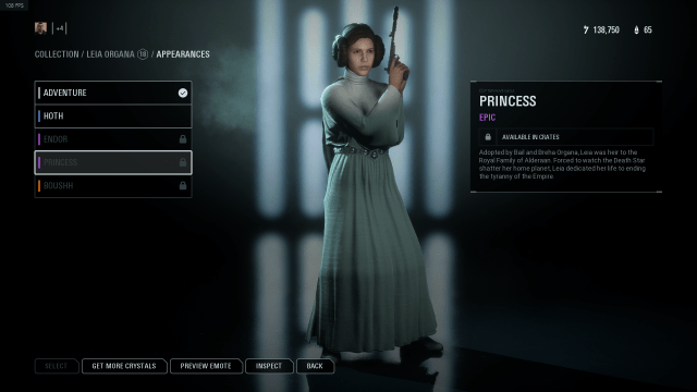 Battlefront 2 Leia Skin