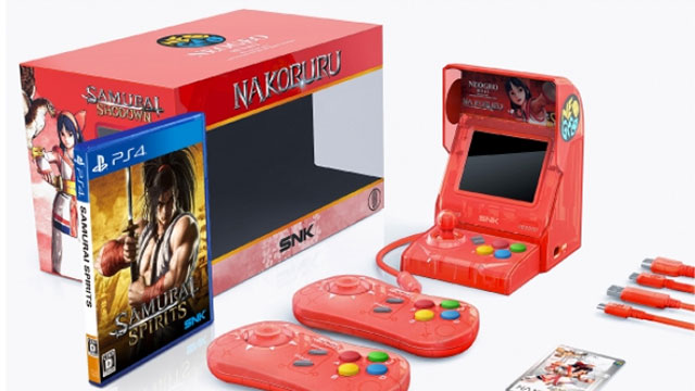 Samurai Shodown Neo Geo Mini limited pack feat. Nakoruru