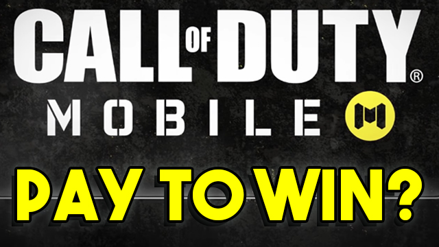 Call of Duty Mobile Pay to Win