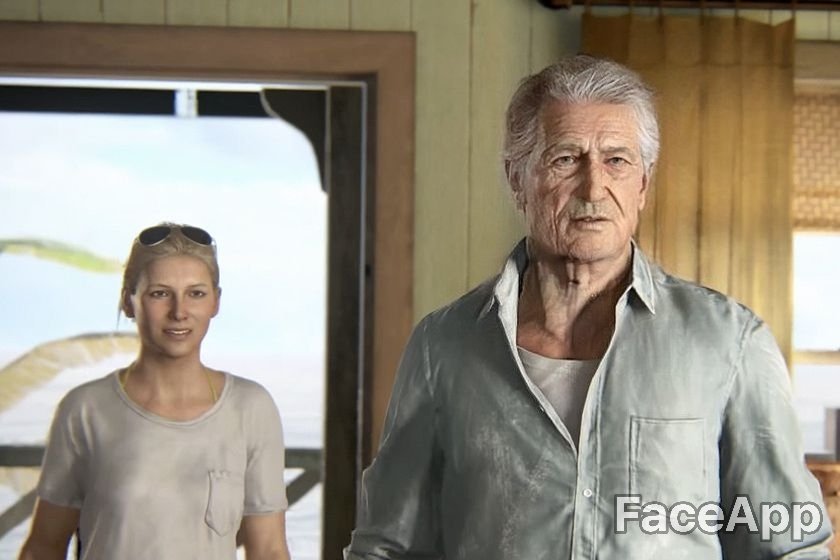 old video game characters faceapp